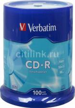 CD-R диск Verbatim 700Mb 52x Cake Box (10шт) (43437