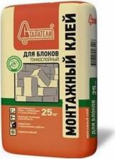 Цементно-песчаная смесь Старатели Монтажный клей для блоков 3277/3572