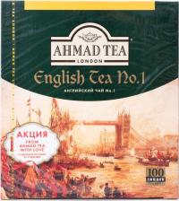 Чай Ahmad Чай черный English tea №1 100 пакетиков