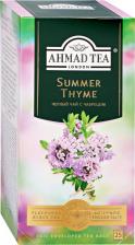 Чай Ahmad Summer Thyme черный чай в фольгированных пакетиках, 25 шт