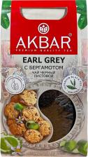 Чай Акбар Чай Earl grey с бергамотом, чёрный, байховый, листовой, 500 г