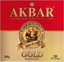 Чай Акбар Чай Gold черный 100 пакетиков