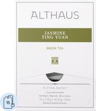 Чай Althaus Чай Pyra Pack Jasmine Ting Yuan зеленый с жасмином 15 пакетиков- пирамидок