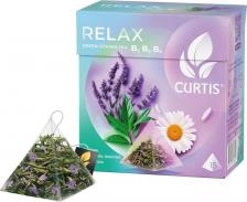 Чай Curtis Чай зеленый "Relax", с добавками, 15 пирамидок