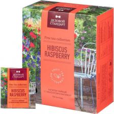Чай Деловой стандарт Чай Hibiscus and Raspberry травяной 100 пакетиков 4670072226309