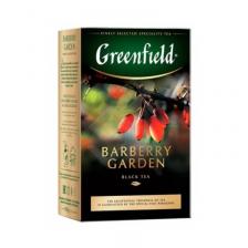 Чай GreenField Barberry Garden черный листовой чай, 100 г