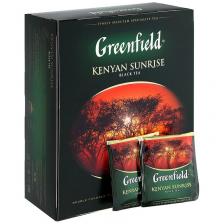 Чай GreenField Kenyan Sunrise черный листовой чай, 100 г