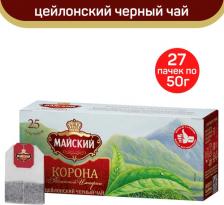 Чай Майский Чай Корона Российской Империи черный 25 пакетиков