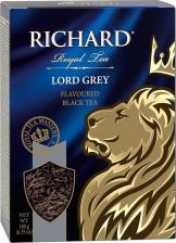 Чай Richard Чай черный "Lord Grey", листовой, с добавками, 180 г