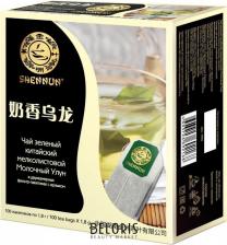 Чай Shennun Чай зеленый Молочный Улун 100 пакетиков