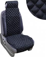 Чехол/накидка Skyway Накидка сиденья алькантара EXPENSIV Черная (строчка черная)