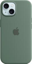Чехол Apple Чехол-крышка Silicone Case with MagSafe для Apple iPhone 15, силикон, хакки