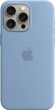 Чехол Apple Чехол Silicone Case with MagSafe для iPhone 15 Pro Max Winter Blue