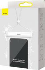 Чехол Baseus Чехол водонепроницаемый Cylinder Slide-cover Waterproof Bag Pro White FMYT000002