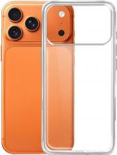 Чехол BoraSco Чехол Silicone Case, для Apple iPhone 17 Pro, прозрачный [75704]