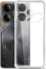 Чехол BoraSco Накладка силикон для Tecno Pova 6 Прозрачный