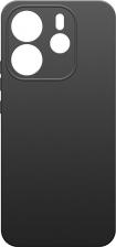Чехол BoraSco Накладка силикон Silicone Case для Xiaomi Redmi Note 14 Черный
