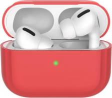Чехол Deppa Чехол силиконовый для наушников Apple AirPods Pro Темно-красный арт.47036