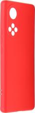 Чехол DF Чехол для Honor 50 / Huawei Nova 9 c микрофиброй Silicone Red hwOriginal-25