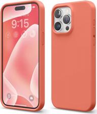Чехол Elago Чехол для iPhone 15 Pro Max силиконовый с покрытием Soft-touch, розовый