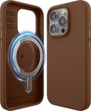 Чехол Elago Чехол для iPhone 15 Pro с MagSafe и покрытием Soft-touch, коричневый