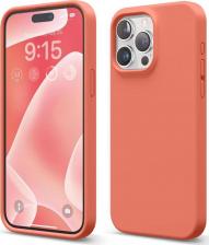 Чехол Elago Чехол для iPhone 15 Pro силиконовый с покрытием Soft-touch, розовый