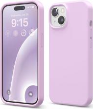 Чехол Elago Чехол для iPhone 15 Soft silicone Light Lilac