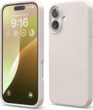 Чехол Elago Чехол для iPhone 16 силиконовый Liquid silicone с Soft touch, бежевый