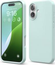 Чехол Elago Чехол для iPhone 16 силиконовый Liquid silicone с Soft touch, мятный