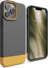 Чехол Elago Чехол Glide для iPhone 13 Pro, Темно-серый/Желтый