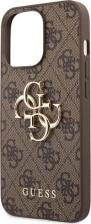 Чехол Guess Чехол 4G Big metal logo Hard для iPhone 13 Pro Max, коричневый