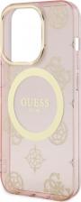 Чехол Guess Чехол для iPhone 13 Pro Max с MagSafe розовый/золотистый