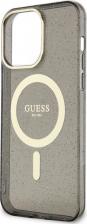 Чехол Guess Чехол для iPhone 13 Pro с MagSafe, Black/Gold 3666339125547