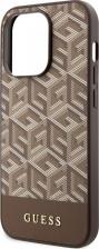 Чехол Guess Чехол для iPhone 14 Pro Max Cube с MagSafe, Brown