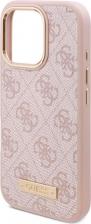 Чехол Guess Чехол для iPhone 16 Pro из экокожи с MagSafe, розовый