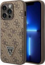 Чехол Guess Панель-накладка PU 4G Double Cardslot Metal Logo Hard Brown для iPhone 14 Pro Max