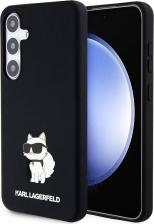 Чехол Karl Lagerfeld Чехол для Galaxy S24+ с эффектом Soft touch NFT Choupette Hard Black