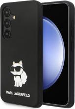 Чехол Karl Lagerfeld Чехол для Galaxy S24 с эффектом Soft touch NFT Choupette Hard Black