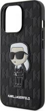 Чехол Karl Lagerfeld Чехол для iPhone 13 Pro из экокожи NFT Karl, Black