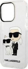 Чехол Karl Lagerfeld Чехол для iPhone 15 Pro Karl & Choupette Hard Прозрачный