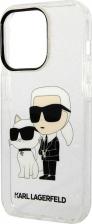 Чехол Karl Lagerfeld Чехол для iPhone 15 Pro Max с принтом NFT Karl & Choupette прозрачный