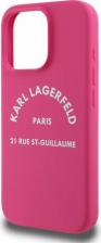 Чехол Karl Lagerfeld Чехол для iPhone 16 Pro Max силиконовый Liquid Silicone, фуксия