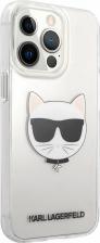 Чехол Karl Lagerfeld Чехол для смартфона Choupette для iPhone 13 Pro, прозрачный