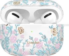 Чехол Kingxbar Чехол Flora для Apple AirPods Pro Синий Flora Series Airpods Pro Case-Blue