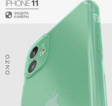 Чехол Onzo Чехол на Айфон 11 прозрачный мятный iPhone 11 чехол