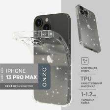 Чехол Onzo Чехол на iPhone 13 Pro Max прозрачный блестящий