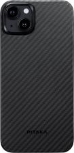 Чехол Pitaka Чехол MagEZ Case 4 Compatible с Magsafe для iPhone 15 кевлар чёрно-серый