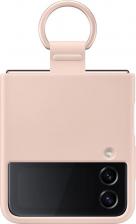 Чехол Samsung Чехол Silicone Cover with Ring Z Flip 4 (F721) Pink EF-PF721TPEG