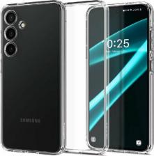 Чехол Spigen Чехол на Samsung Galaxy S24 Plus Liquid Crystal / чехол для Галакси С24 Плюс силиконовый, противоударный, с защитой камеры, прозрачный