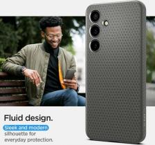 Чехол Spigen Защитный чехол LIQUID AIR GALAXY S24 серый ACS07450